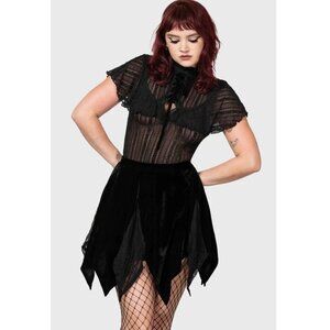 NWT Killstar Josephine's Revenge Mini Skirt